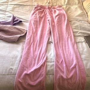 Pink Flare sweatpants